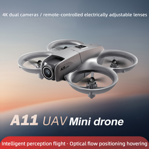 A11 UAV Mini chụp ảnh trên không máy bay không người lái đào tạo sinh viên định vị dòng quang học Đồ chơi thông minh điều khiển từ xa Con Quay 4 trục - Product Image 2