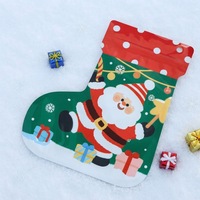 Sacs cadeaux de Noël personnalisés en gros, sacs refermables en Mylar avec fermeture éclair pour emballage de collations et bijoux, directement de l'usine, OEM ODM