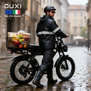 Bicicleta Eléctrica V8 Ultra 250w 48V para Reparto de Comida, Todo Terreno, Largo Alcance, Disponible en Italia - Product Image 2