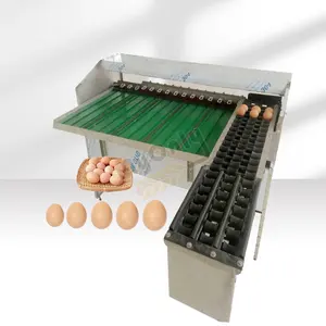 Selezionatore di peso per uova di gallina classificare la selezionatrice automatica su piccola scala ordina la macchina per uova in base al peso