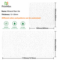 Plaques de plafond modernes personnalisées en fibres minérales 600x600mm (2x2ft) acoustiques, artistiques et ignifuges pour grille de plafond de salle de bain et de salon