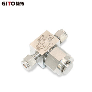 Filtre de type T avec raccord de compression, divers filtres à gaz de précision en acier inoxydable, équipement de filtration industriel 6 mm - Product Image 5