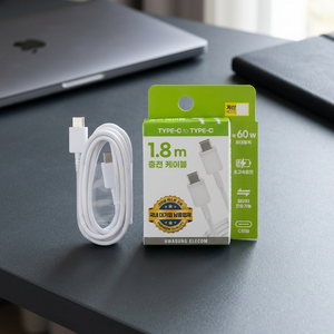 สายเคเบิลข้อมูล Mars Eleccom ยาว 1.8 เมตร สีขาว แบบหัวต่อ C - Product Image 2