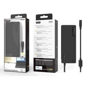 ที่ชาร์จ - ที่ชาร์จแบบอัตโนมัติ 120 วัตต์ พร้อม 11 หัวต่อ, สายยาว 1.2 เมตร, เหมาะสำหรับโน้ตบุ๊กส่วนใหญ่ - Product Image 1