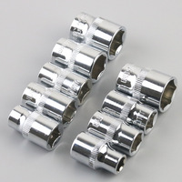 Jeu de douilles métriques 3/8 po, 31 pièces, clé à molette réglable, douilles hexagonales profondes de 63 mm, alliage CRV, qualité industrielle, OEM Xinbo