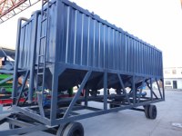 Komplettes Set Horizontales Zementsilo Standard Horizontales Zementsilo für Komplette Mischanlage
