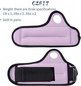 CZFIT Wrist Weights with Thumb Loops Lock for 1lb 2lbs Ankle Weights Weighted Gloves for Running <b>Strength</b> <b>Training</b> Walking - Product Image 6