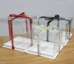 Caja de Embalaje de Plástico PVC Personalizada para Productos Pequeños, Material PET Reciclado, Impresión de Logotipo Láser Transparente, Caja Transparente - Product Image 1