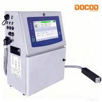 Impresora de inyección de tinta continua DOCOD OEM/ODM S1000 CIJ para fecha de caducidad, logotipo, código de barras, número de lote y cableado