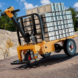 Carro de transporte de carro eléctrico de plataforma de coche de camión de plataforma plana eléctrica de gran oferta <span class=keywords><strong>para</strong></span> almacén de transporte de carga - Product Image 3