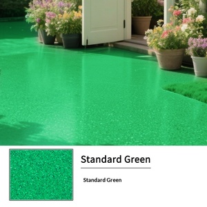 Innovative Epoxy Colored Sand Floor Paint with Marble Pattern Self-Leveling Water & <b>Alkali</b> Resistant for Mall Workshop - Product Image 6