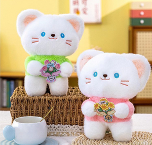 Jouets en peluche en coton Hello Kitty classiques en gros, animaux en peluche mignons de haute qualité en boîte cadeau pour l'anniversaire des enfants - Product Image 1