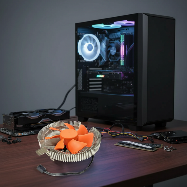 Universal CPU Core AMD FM AM2 AM3 Intel I3 I5 I7 Cooling Fan LED Color Custom PC Processor Radiator Heatsink Fan Chip Cooler