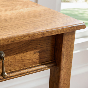 High Quality Modern 1-Drawer Eco-Friendly Solid <strong>Oak</strong> Wood Nightstand Stainless Steel French Design Custom Size <strong>Bedside</strong> <strong>Table</strong> for - Product Image 6