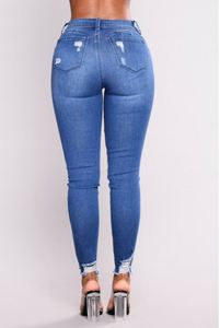 Tks2 <span class=keywords><strong>Jeans</strong></span> da Donna Personalizzati con Logo, Taglie Grandi, Strappati, Sexy, Skinny, Moda Streetwear, Casual, Elasticizzati, Stile <span class=keywords><strong>Mom</strong></span> - Product Image 6