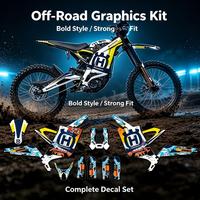 Autocollants graphiques personnalisés imperméables pour Sur Ron Light Bee, résistants aux rayures, pour moto électrique tout-terrain