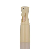 Bouteille pulvérisatrice vide rechargeable à brume fine continue en plastique PET pour barbier, salon, coiffure, huile de cuisson