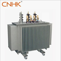 Transformateur de distribution toroïdal immergé dans l'huile à trois bobines en aluminium 1000 kVA 2500 kVA 11 kV 33 kV 38,5 kV pour l'énergie électrique