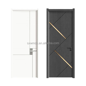 2025 nouveauté sculpté Design portes intérieures en bois portes de cave à <span class=keywords><strong>vin</strong></span> en bois avec porte d'armoires de cuisine en PVC pour la maison Villa maison - Product Image 5