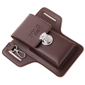 Sac de <span class=keywords><strong>ceinture</strong></span> en cuir <span class=keywords><strong>pour</strong></span> homme à prix abordable, étui <span class=keywords><strong>pour</strong></span> téléphone <span class=keywords><strong>portable</strong></span> et étui à cigarettes, idéal <span class=keywords><strong>pour</strong></span> chantier, avec porte-clés suspendu - Product Image 5