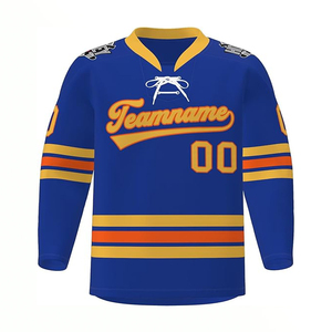 Jersey Hoki Roh Kustom Potongan Kiper Murah Kualitas Tinggi - Product Image 1