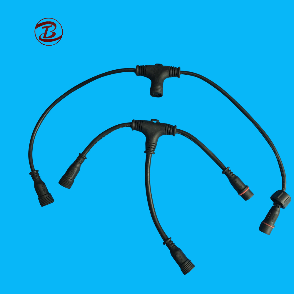 Fil splitter 1-6 voies électrique de cloison étanche ip67 connecteur étanche