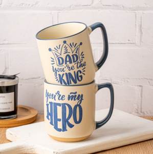 Tasses à café en céramique personnalisées pour <span class=keywords><strong>papa</strong></span> Cadeau de fête des pères <span class=keywords><strong>personnalisé</strong></span> Boissons en porcelaine en vrac pour cadeaux - Product Image 3