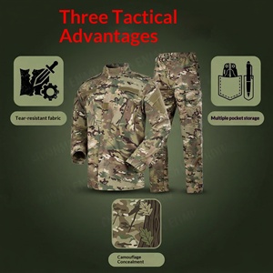 Traje Táctico de Camuflaje Estilo Americano ACU de Segunda Generación, Unisex, Manga Larga, Resistente al Desgaste, Antiarañazos, Transpirable - Product Image 5