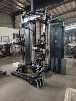 Nouvelle machine fonctionnelle intégrée de pointe avec Lat Pulldown, Low Row, Smith Cable Crosser et double colonne de poids
