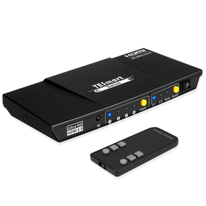 Tesmart 4K60hz 4-Port cho <span class=keywords><strong>HDMI</strong></span> chuyển đổi với <span class=keywords><strong>S</strong></span>/PDIF & L/R EDID IR từ xa <span class=keywords><strong>video</strong></span> Switcher & chuyển đổi - Product Image 1