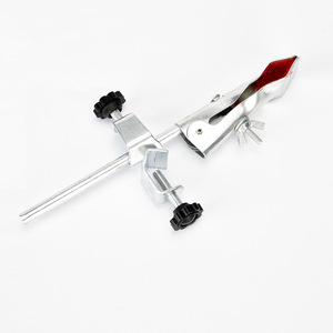 Standard iron instrument stand for junior and senior high school chemistry labs, complete set of square base brackets, Linyi, - Product Image 2