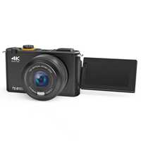 Kamera Autofokus Point & Shoot 4K 72MP dengan Zoom Optik 10X, Layar Flip 3-Inci 270°, WiFi, Vlogging, Kartu SD, Hot Shoe