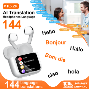 Écouteurs <span class=keywords><strong>intra</strong></span>-auriculaires pour jeux avec traducteur, écouteurs sans fil avec écran de traduction AI - Product Image 2