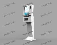 Unattendent Mobile Cashless QR Code Pago Alipay Wechat Apple Pay Sim Card Sistema de quiosco de venta Impresión de recibos