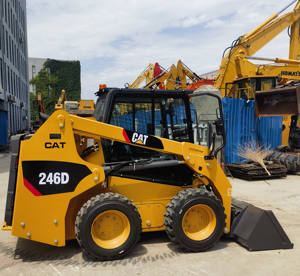 SecondHand Original Caterpillar Skid Loader Mini Loader CAT 246D Skid Steer Loaders for Sale - Product Image 3