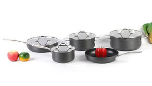 Ensemble d'ustensiles de cuisine antiadhésifs, 6 pièces, casseroles et poêles de cuisine, en aluminium personnalisé - Product Image 2