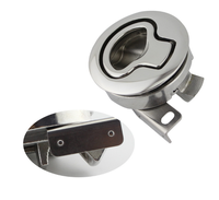 YH1960 316 acier inoxydable haute-poli Marine matériel serrure affleurant tirer bateau trappe loquet et Slam loquet cylindres de serrure