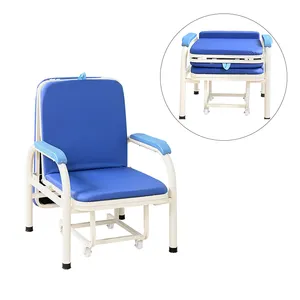 كرسي مريض متنقل قابل للطي للبيع بالجملة كرسي طبي قابل للطي لمرافقة المرضى