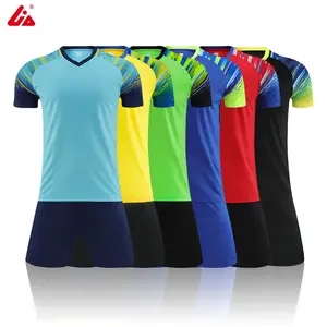 2022 לקנות אמיתי זול חולצות כדורגל גופיות custom כדורגל מועדון מכללת אחיד רזי כדורגל סט חולצה באינטרנט עבור בנים