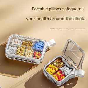 Organisateur de pilules minceur 7 jours, boîte à médicaments portable scellée personnalisée, tri des pilules pour trois repas par jour - Product Image 2