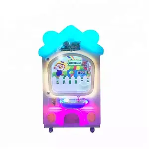Mutlu ev pençeli vinç oyun makinesi çikolata şeker pençeli vinç otomat