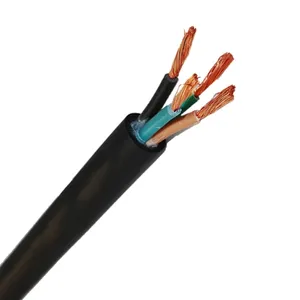 Heavy Duty Oil Resistant Electrical Copper Conductor Rubber Sheathed 450/750V Flexible Ho7rn-F Cable