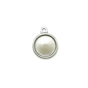 Stainless Steel Double Sided Base Round Pendant For <b>Necklace</b> Making DIY Jewelry Accessories - Product Image 5
