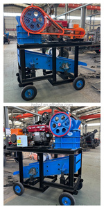 Petit concasseur <span class=keywords><strong>à</strong></span> mâchoires portable avec convoyeur et alimentateur, moteur AC, haute productivité, capacité maximale de 180 t/h - Product Image 3