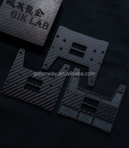 Plaque de tôle en fibre de <span class=keywords><strong>carbone</strong></span> légère Thermoformage Plastique laminé CNC Caractéristique de coupe Produit riche - Product Image 1