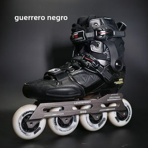 <span class=keywords><strong>Patines</strong></span> en Línea de Estilo Libre de Alta Calidad con <span class=keywords><strong>4</strong></span> <span class=keywords><strong>Ruedas</strong></span> de Fibra de Carbono <span class=keywords><strong>para</strong></span> Adultos, Ninja Blanco/Guerrero Negro HXJ, <span class=keywords><strong>para</strong></span> Hombre y <span class=keywords><strong>Mujer</strong></span> - Product Image 2