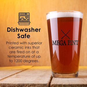 Vaso de Cerveza <span class=keywords><strong>MEGA</strong></span> PINT de 16 <span class=keywords><strong>oz</strong></span> de Age of Sage - Excelente Vaso para Bebidas Frías - Vaso Apto para Lavavajillas - Product Image 3