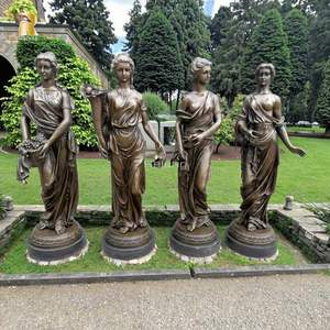 Statue en bronze grandeur nature RELONG, style antique, pour la décoration de château, de jardin extérieur, quatre saisons - Product Image 6