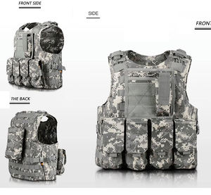 Léger Oxford mode tactique gilet étanche CS extérieur Camouflage personne réelle carte d'insertion Anti-crevaison costume fermeture éclair - Product Image 5