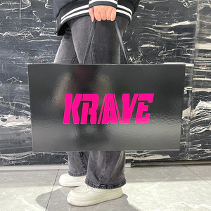 Bán Hàng Trực Tiếp Trung Quốc Bán Buôn Biểu Tượng Tùy Chỉnh Đóng Mở Vỏ Sò Hộp Carton Giày Bao Bì Màu Đen Vận Chuyển Hộp Cho Giày - Product Image 6